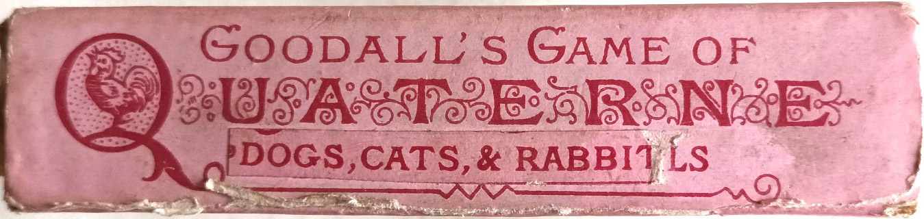 Quaterne: a children’s card game by Goodall & Son, 1873