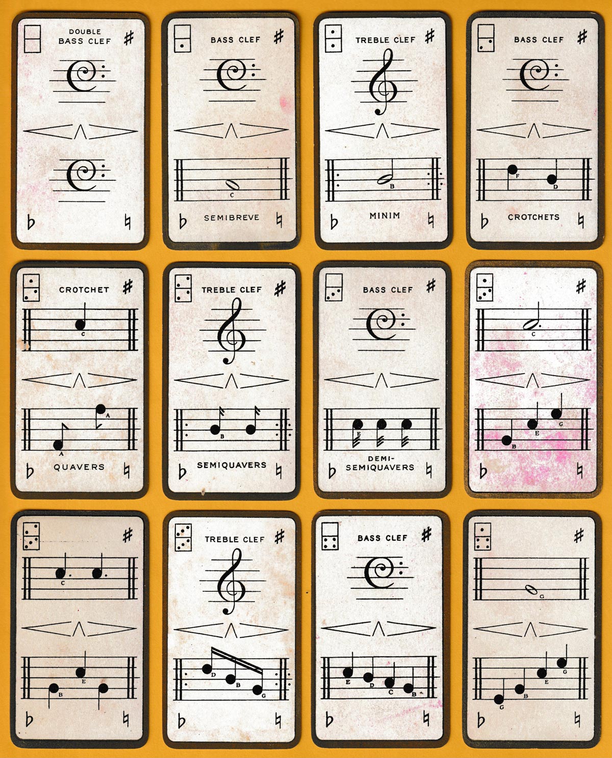 So-Lah – A Game of Music domino cards made by Goodall & Son Ltd, London, UK, 1904