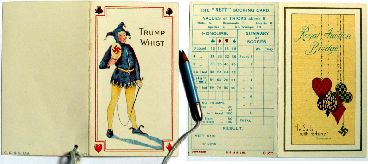 Score cards by Chas Goodall & Sons, c.1925