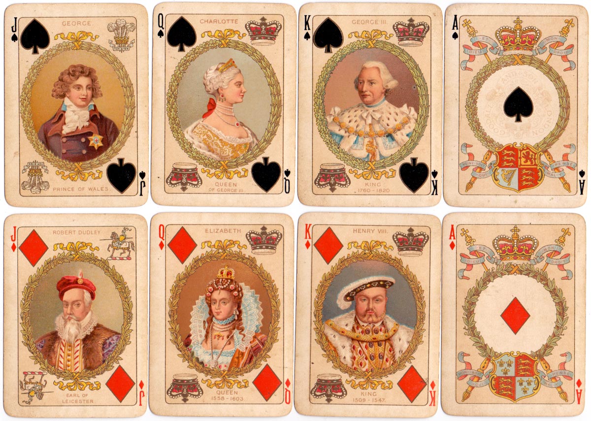 Playing cards commemorating Queen Victoria's Diamond Jubilee, 1897