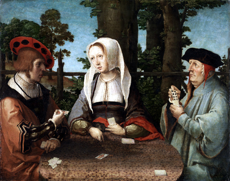 The Card Players” by Lucas van Leyden, c. 1520