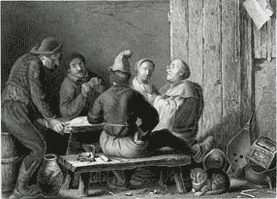 early card players