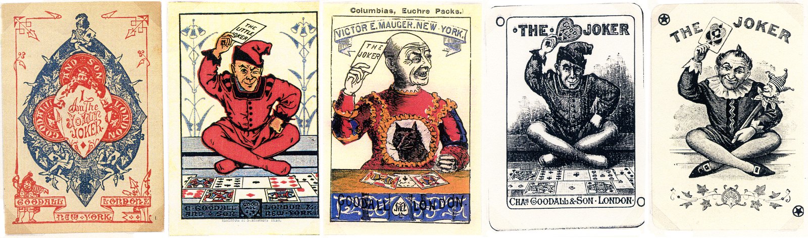 early Jokers by the firm Charles Goodall & Son, London, (1821-1921) early Jokers by the firm Charles Goodall & Son, London, (1821-1921)