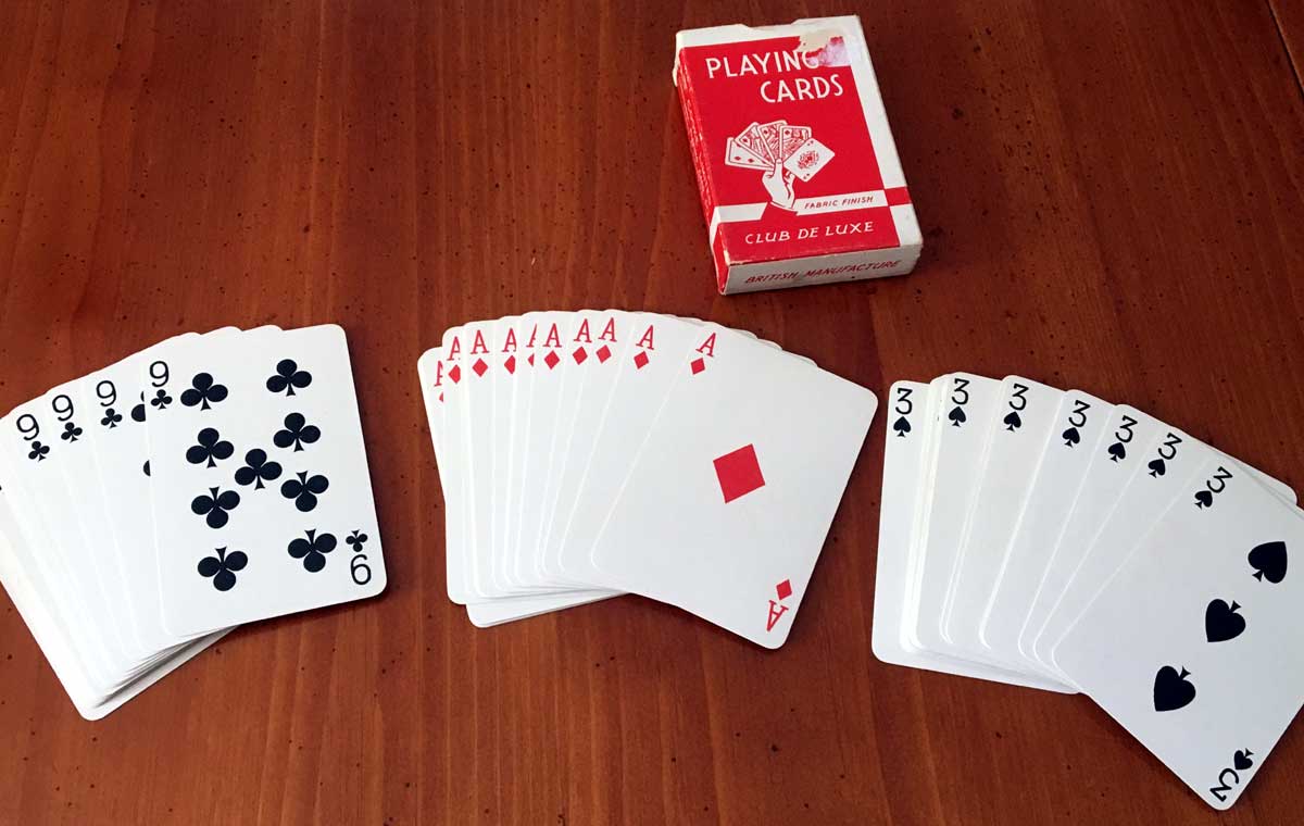 a forcing deck of ‘Alf Cooke’ playing cards by Universal Playing Card Co Ltd (Alf Cooke), c.1950 a forcing deck of ‘Alf Cooke’ playing cards by Universal Playing Card Co Ltd (Alf Cooke), c.1950