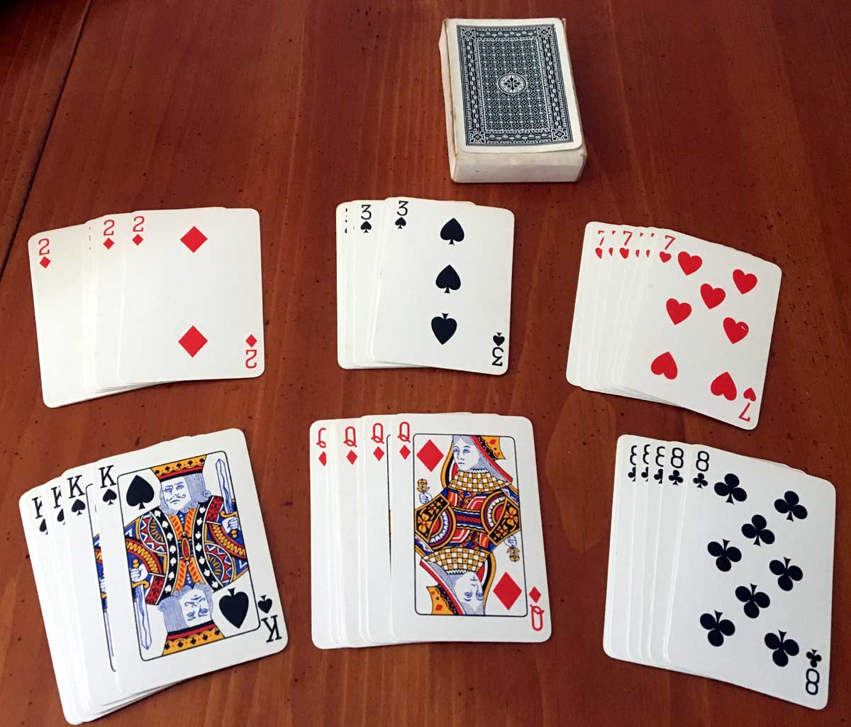 a forcing deck of ‘Alf Cooke’ playing cards by Universal Playing Card Co Ltd (Alf Cooke), c.1960 a forcing deck of ‘Alf Cooke’ playing cards by Universal Playing Card Co Ltd (Alf Cooke), c.1960