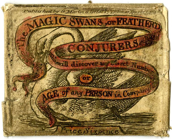 “Jonathan Hocus Pocus” conjuring cards published by G. Martin, 6 Great St Thomas Apostle, London, early 19th century. © The Trustees of the British Museum “Jonathan Hocus Pocus” conjuring cards published by G. Martin, 6 Great St Thomas Apostle, London, early 19th century. © The Trustees of the British Museum