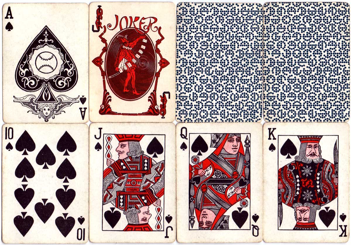 De Land’s Nifty playing cards published by S. S. Adams Co, c.1930