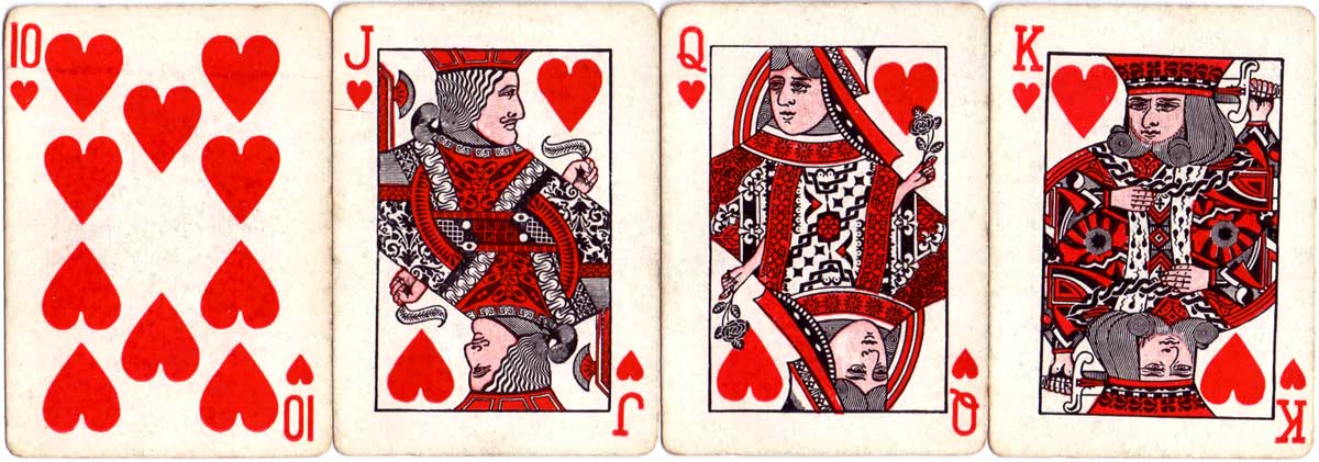 De Land’s Nifty playing cards published by S. S. Adams Co, c.1930