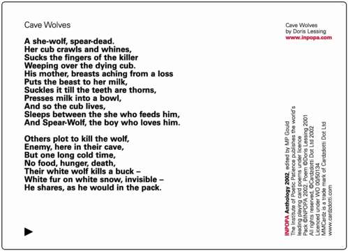 backs contain poetry