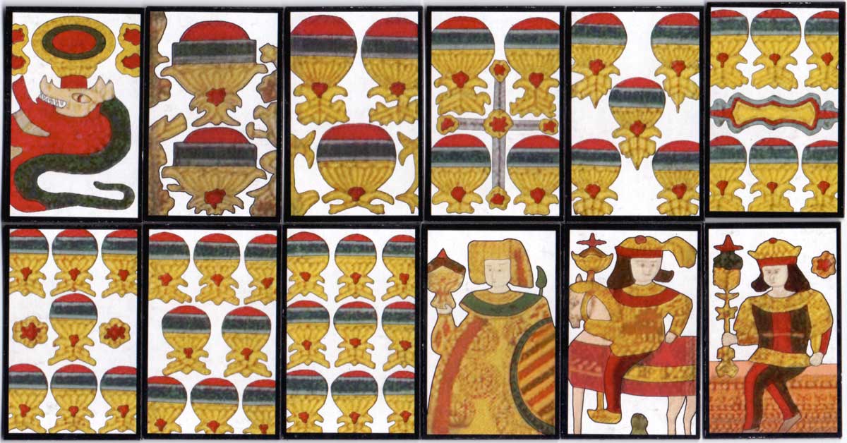Tensho Mekuri cards hand-made by Patricia Kirk, 2003 Tensho Mekuri cards hand-made by Patricia Kirk, 2003