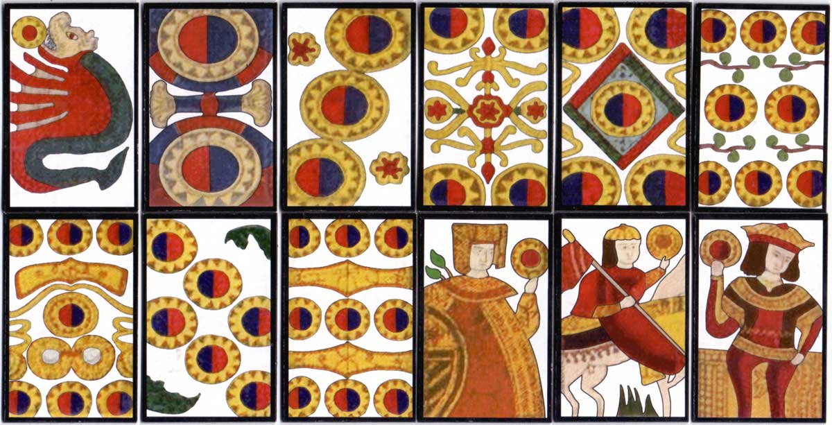 Tensho Mekuri cards hand-made by Patricia Kirk, 2003 Tensho Mekuri cards hand-made by Patricia Kirk, 2003