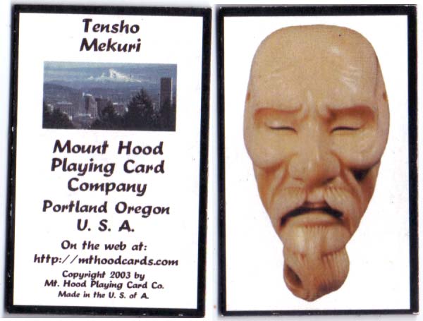 Tensho Mekuri cards hand-made by Patricia Kirk, 2003