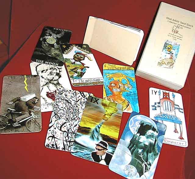 A selection of Frank Jensen's Mailart Cards