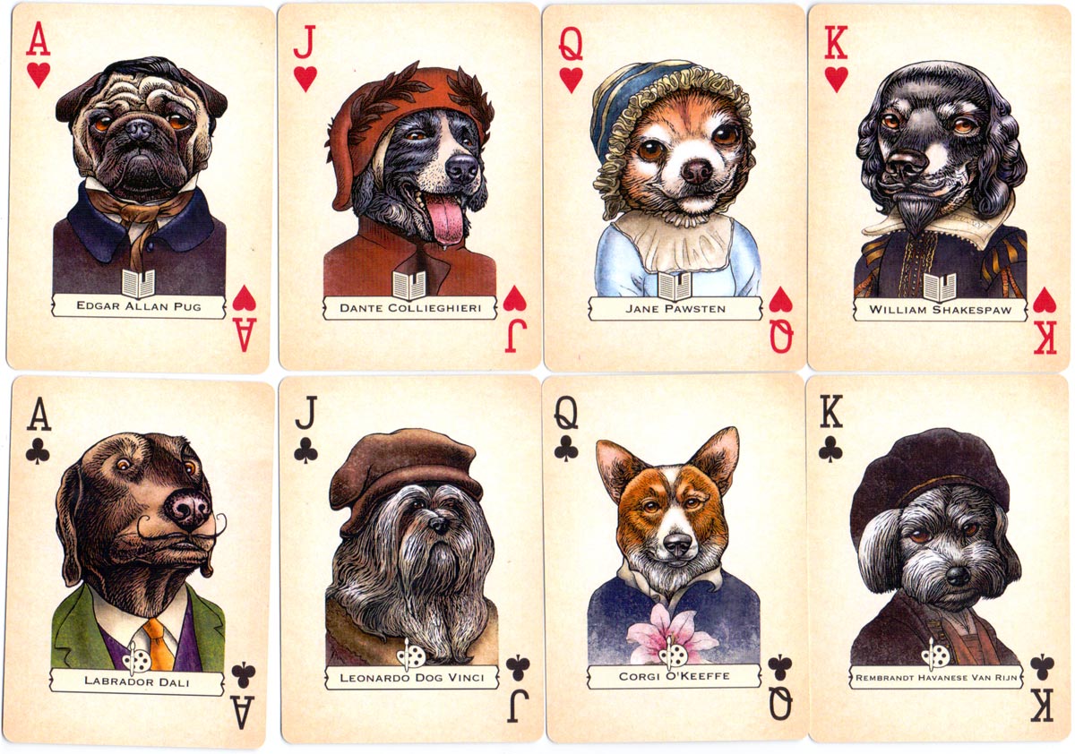 ‘Dogs’ playing cards created by Chet Phillips, 2016 ‘Dogs’ playing cards created by Chet Phillips, 2016