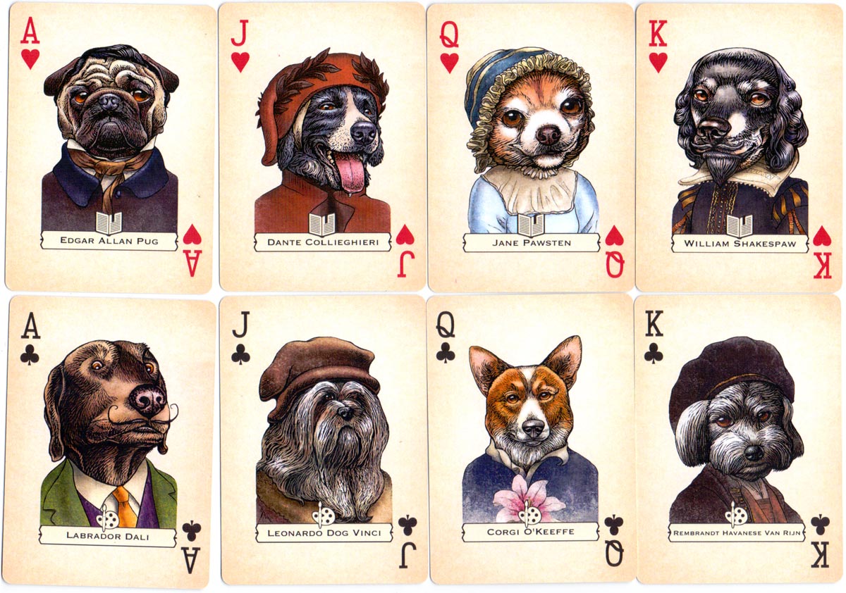 ‘Dogs’ playing cards created by Chet Phillips, 2016