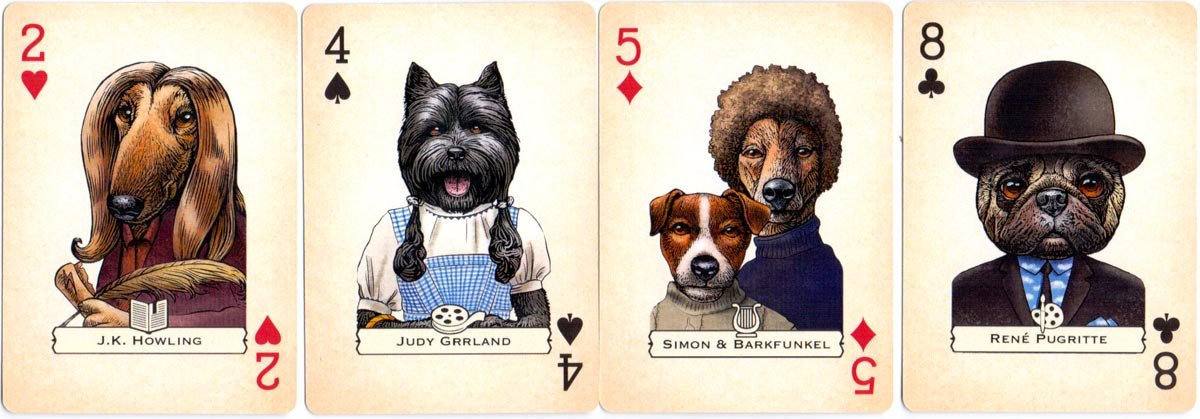 ‘Dogs’ playing cards created by Chet Phillips, 2016 ‘Dogs’ playing cards created by Chet Phillips, 2016