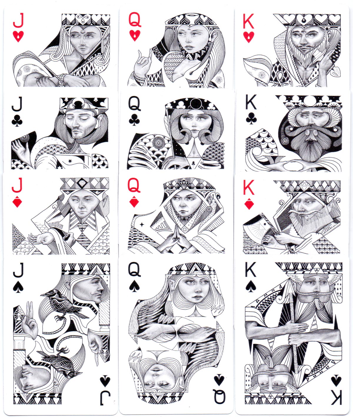 “Four Point” playing cards designed by Ben Vierck, 2014