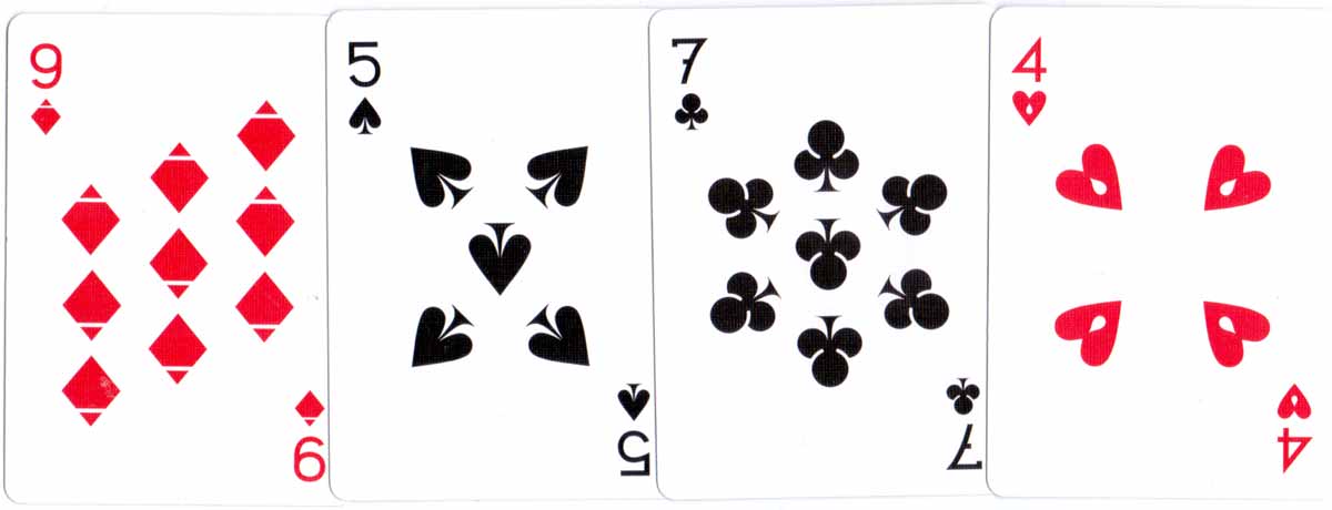 “Four Point” playing cards designed by Ben Vierck, 2014