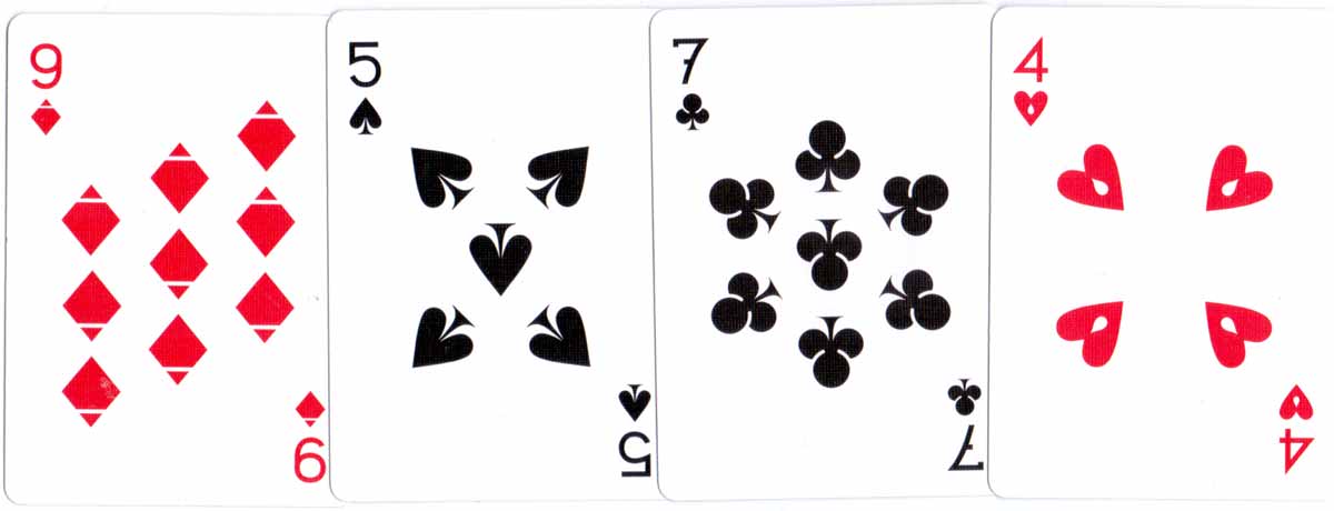 “Four Point” playing cards designed by Ben Vierck, 2014 “Four Point” playing cards designed by Ben Vierck, 2014