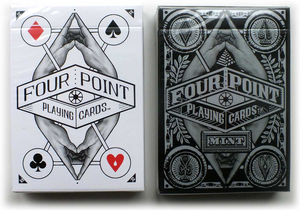 “Four Point” playing cards designed by Ben Vierck, 2014 “Four Point” playing cards designed by Ben Vierck, 2014