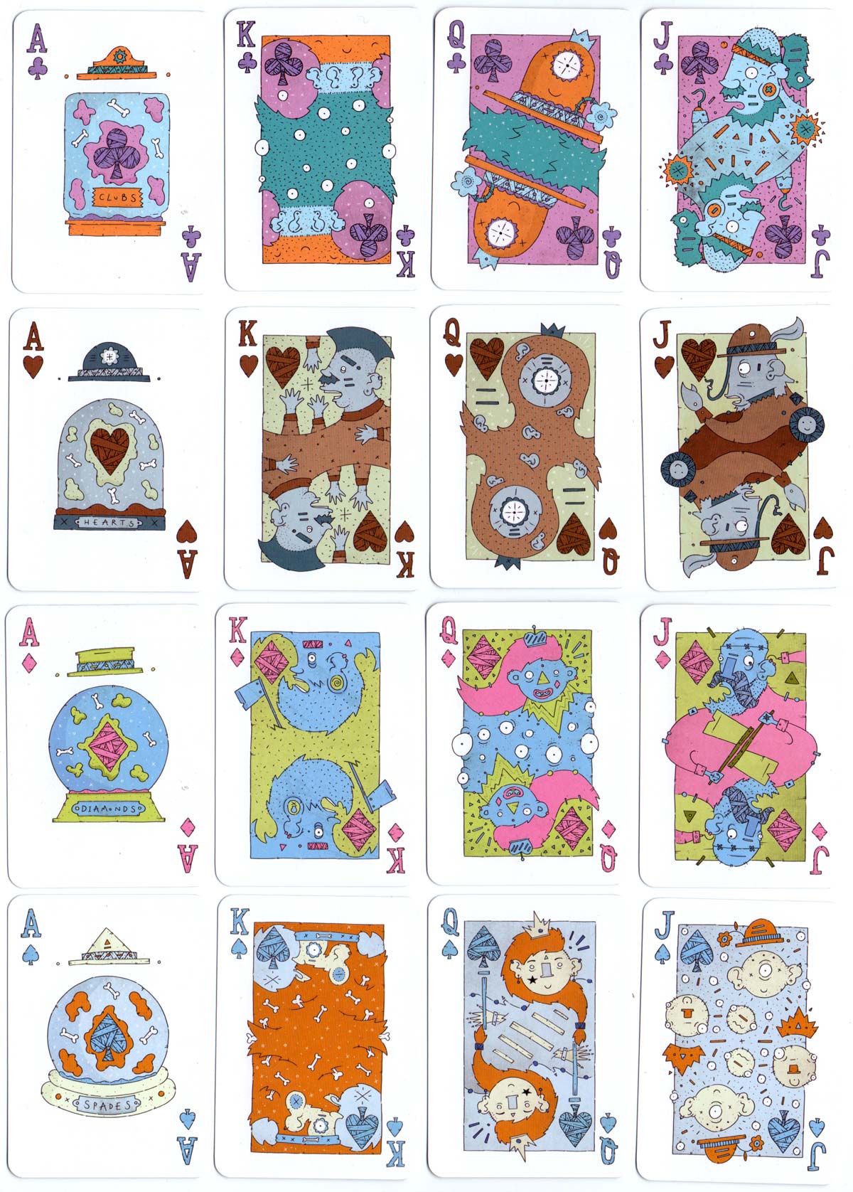 GoFishFriday Playing Cards designed and created by Daniel Campbell, 2015