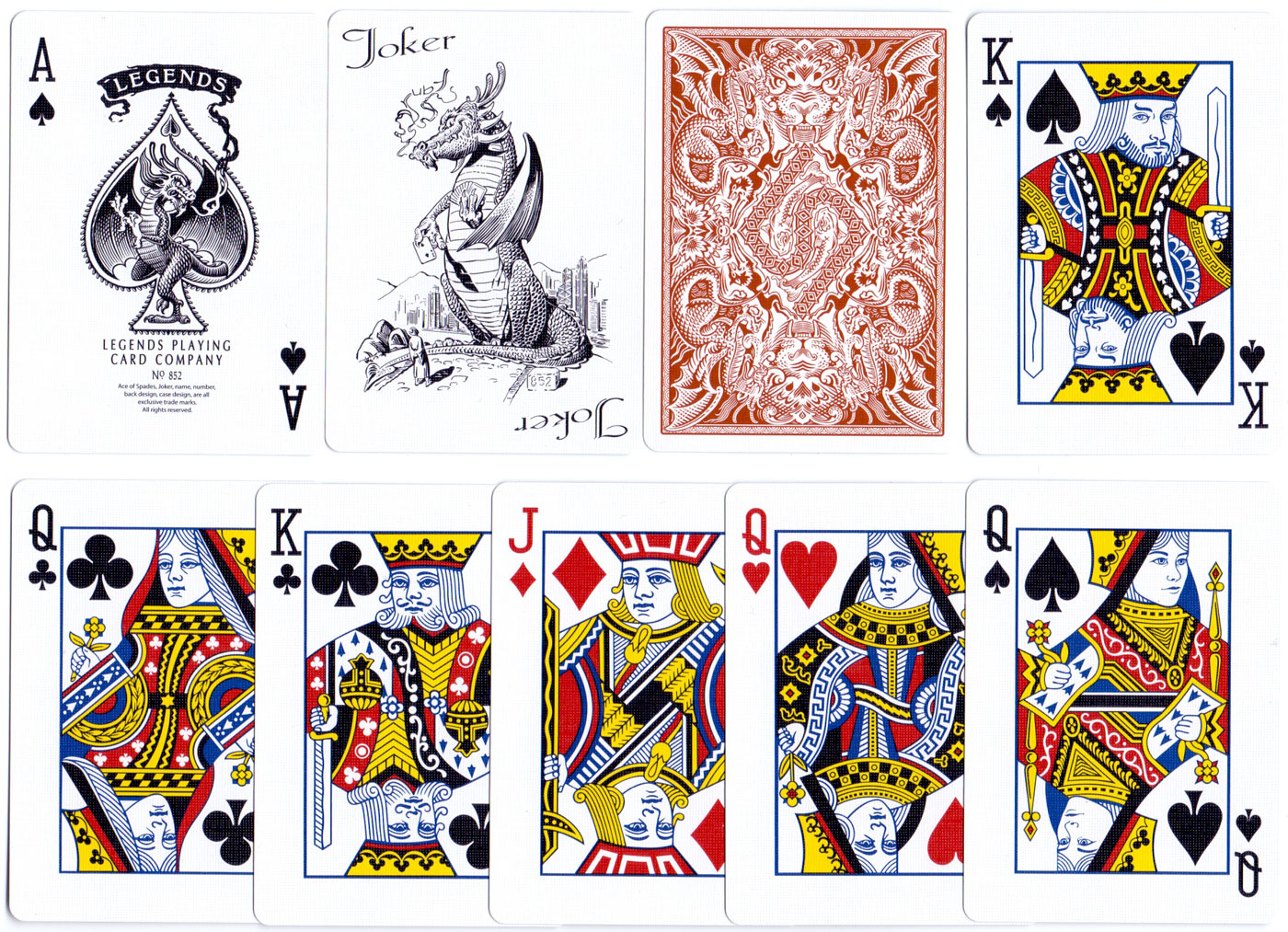 Knowledge Playing Cards // FOIL Backs by LEGENDS 
