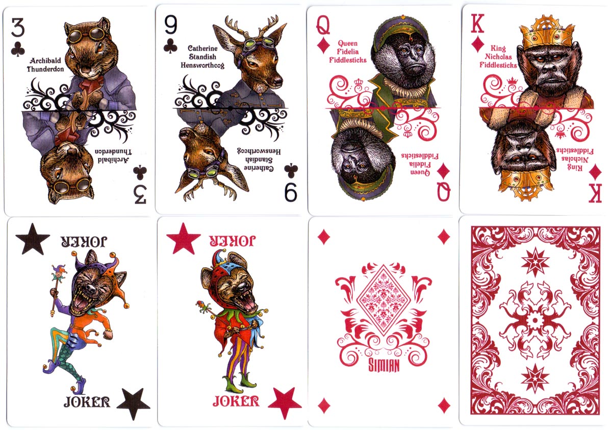 “Steam Ark” playing cards illustrated by Chet Phillips, 2014 “Steam Ark” playing cards illustrated by Chet Phillips, 2014