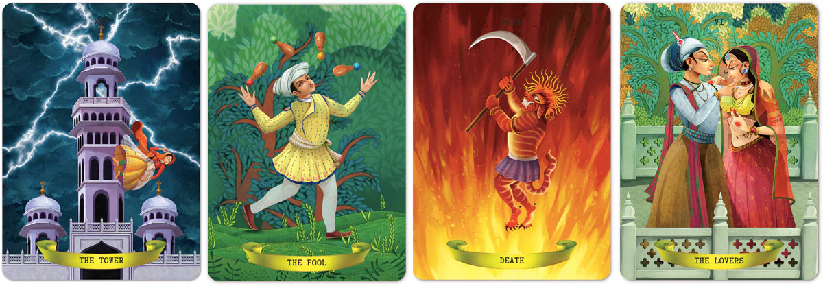 Bharata Major Arcana Tarot by Guru Playing Card Company, 2018 Bharata Major Arcana Tarot by Guru Playing Card Company, 2018