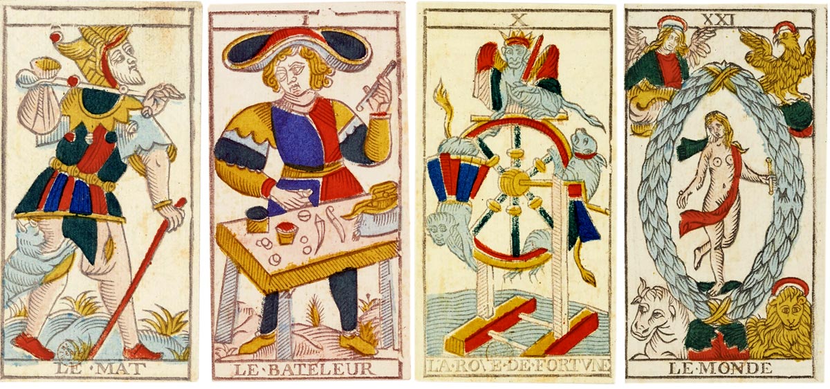 “Marseillais” Tarot cards by Conver (1809-1833)