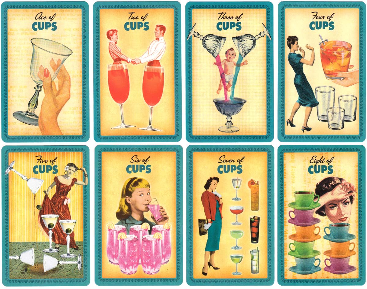 The ‘Housewives Tarot’ designed by Paul Kepple & Jude Buffum, published by Quirk Books, 2004