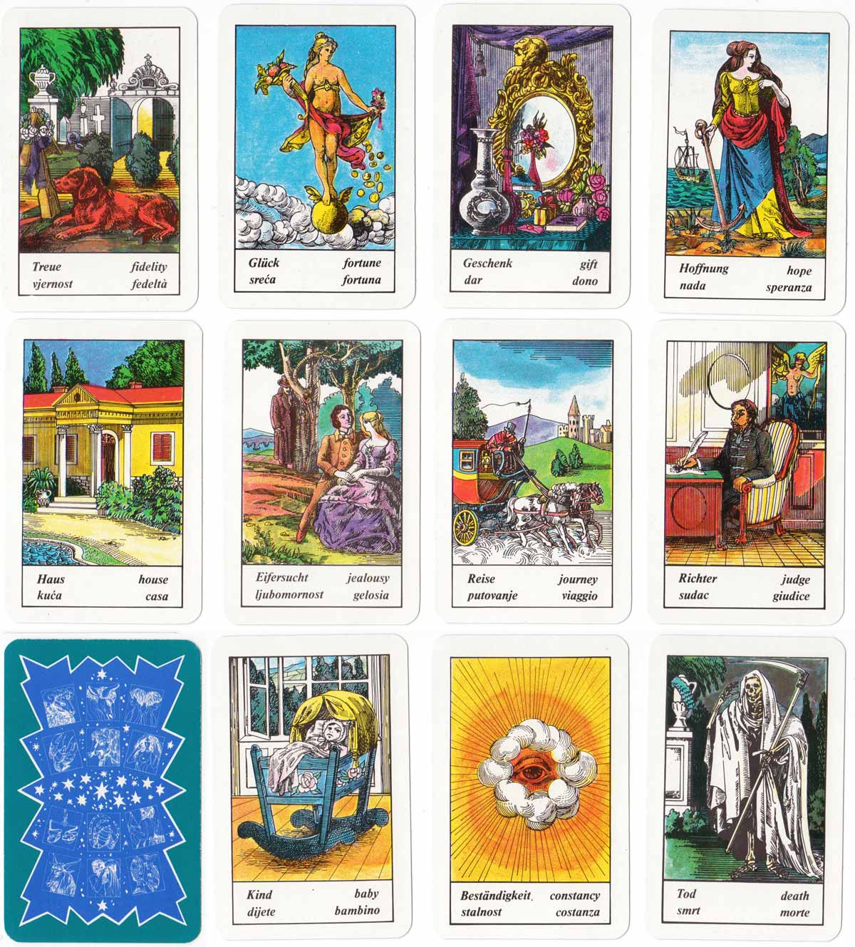 Hungarian Fortune Telling Cards