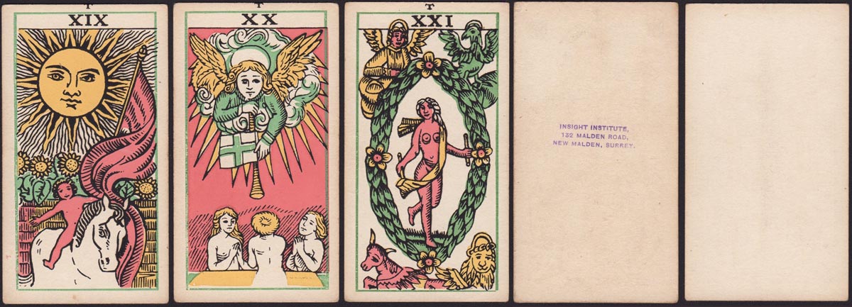 Insight Institute Tarot, first published c.1948