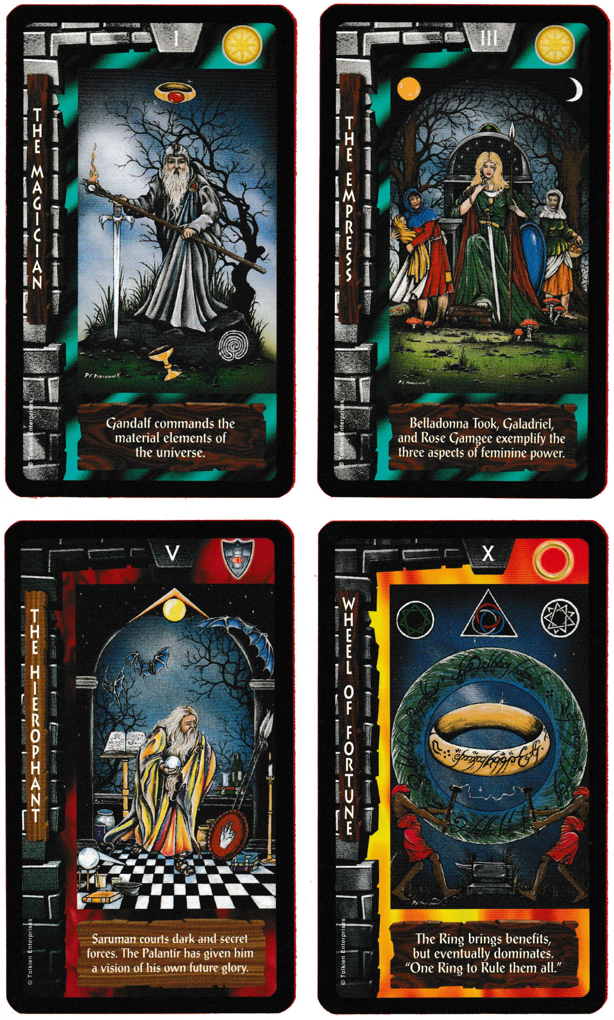 Ontvanger Verniel Duplicaat The Lord of the Rings Tarot Deck & Card Game — The World of Playing Cards