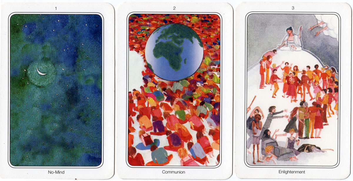 OSHO Transformation Tarot, 60 cards plus 204-page book in box. © OSHO International Foundation, Switzerland. Reprint 2014