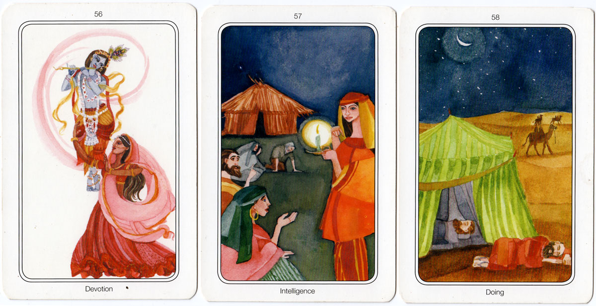 OSHO Transformation Tarot, 60 cards plus 204-page book in box. © OSHO International Foundation, Switzerland. Reprint 2014