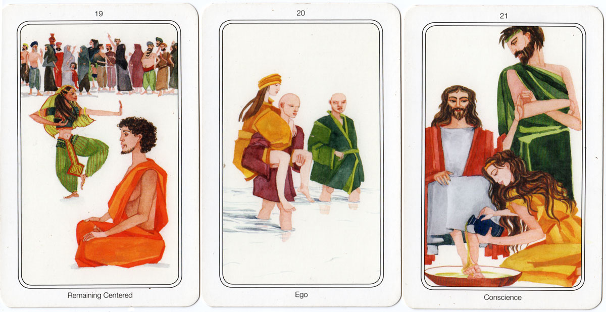 OSHO Transformation Tarot, 60 cards plus 204-page book in box. © OSHO International Foundation, Switzerland. Reprint 2014