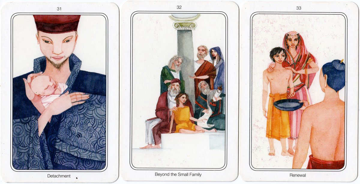 OSHO Transformation Tarot, 60 cards plus 204-page book in box. © OSHO International Foundation, Switzerland. Reprint 2014