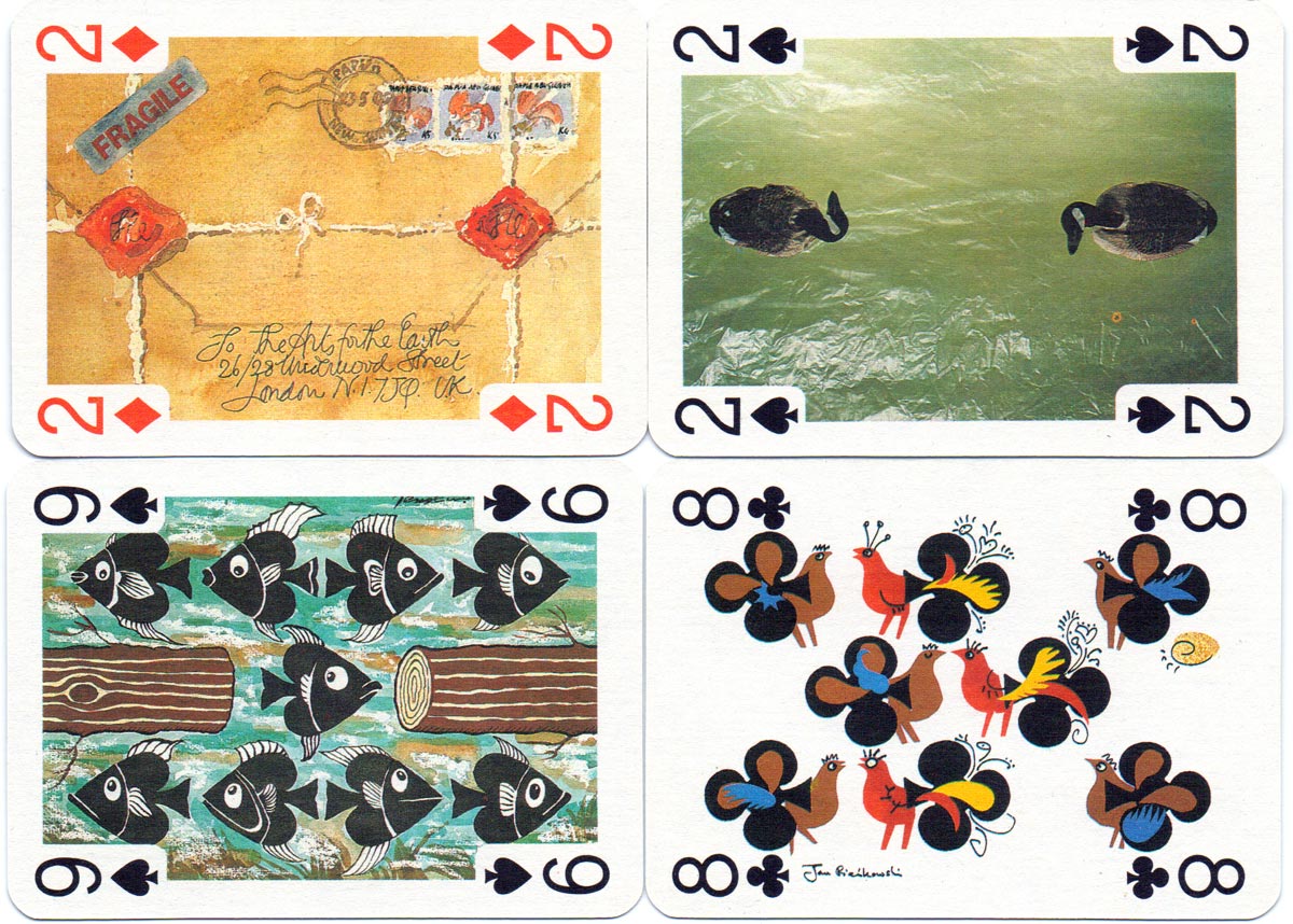 “Art for the Earth” Transformation Deck published by Andrew Jones Art for Friends of the Earth, 1992