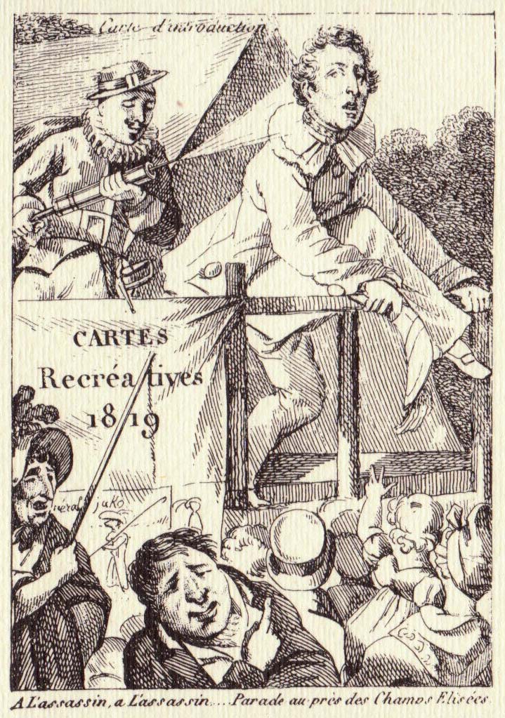 Title card from Cartes Recréatives, 1819 Title card from Cartes Recréatives, 1819