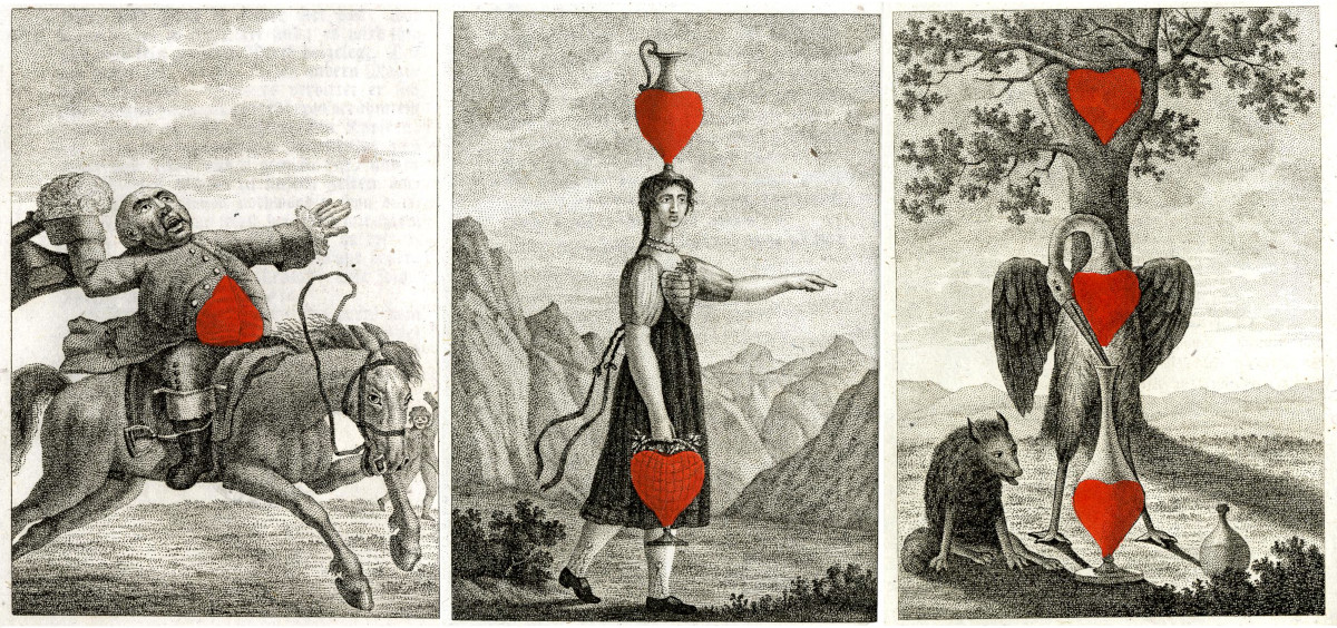 Transformation Card  Almanac published by J.G. Cotta’s bookshop, 1810 © The Trustees of the British Museum