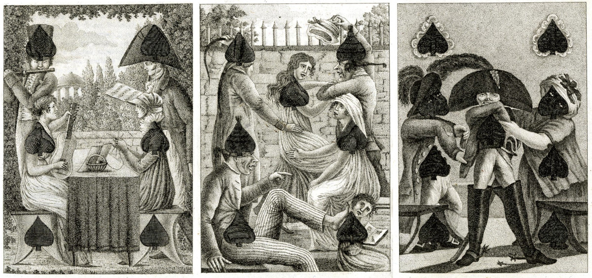 Transformation Card  Almanac published by J.G. Cotta’s bookshop, 1810 © The Trustees of the British Museum
