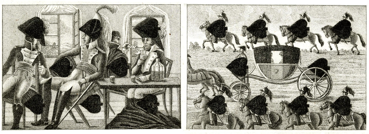 Transformation Card  Almanac published by J.G. Cotta’s bookshop, 1810 © The Trustees of the British Museum