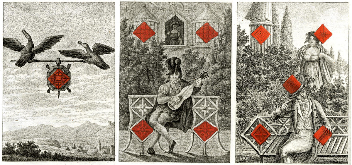 Transformation Card  Almanac published by J.G. Cotta’s bookshop, 1810 © The Trustees of the British Museum