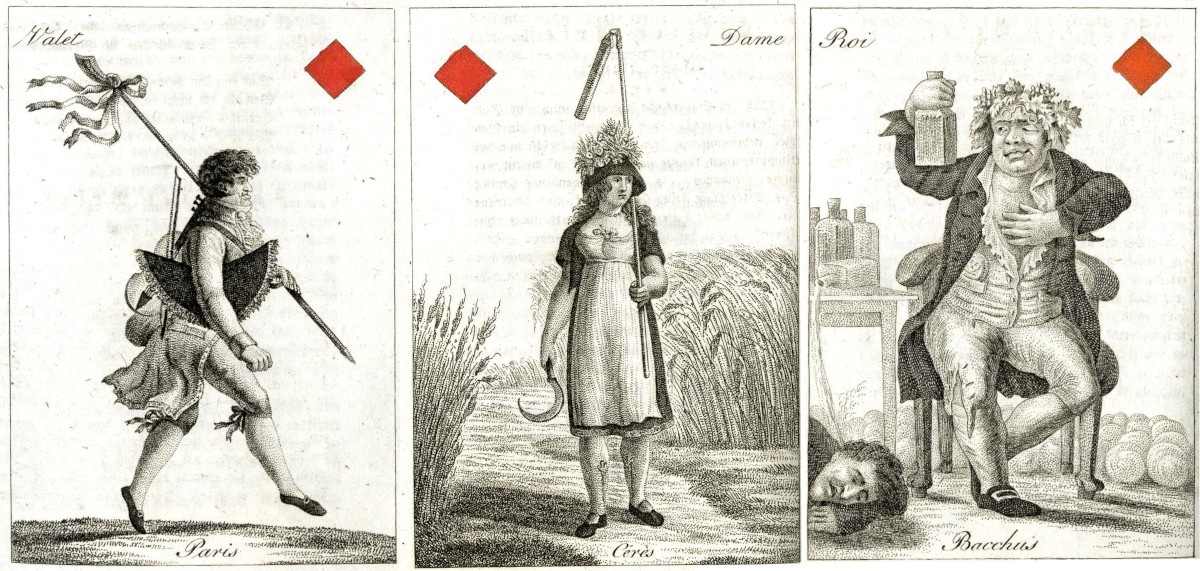 Transformation Card  Almanac published by J.G. Cotta’s bookshop, 1810 © The Trustees of the British Museum