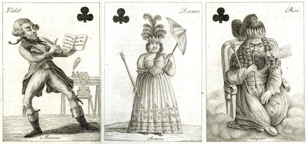 Transformation Card  Almanac published by J.G. Cotta’s bookshop, 1810 © The Trustees of the British Museum