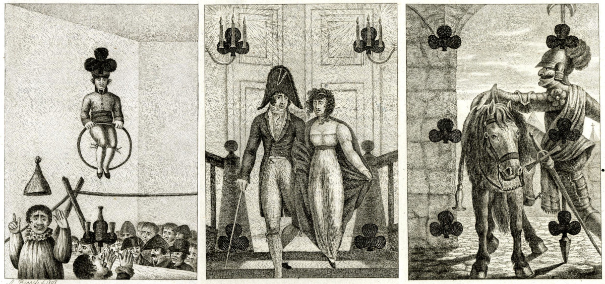 Transformation Card  Almanac published by J.G. Cotta’s bookshop, 1810 © The Trustees of the British Museum