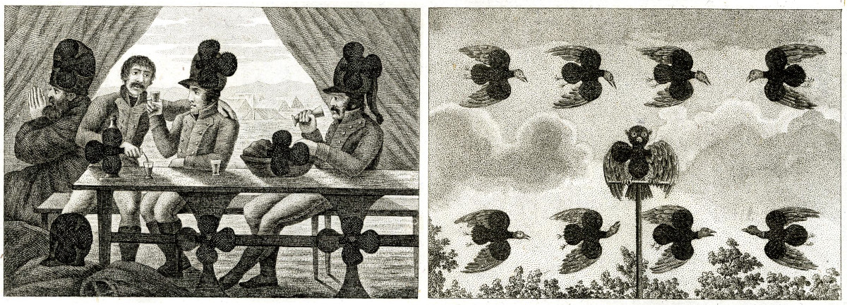 Transformation Card  Almanac published by J.G. Cotta’s bookshop, 1810 © The Trustees of the British Museum