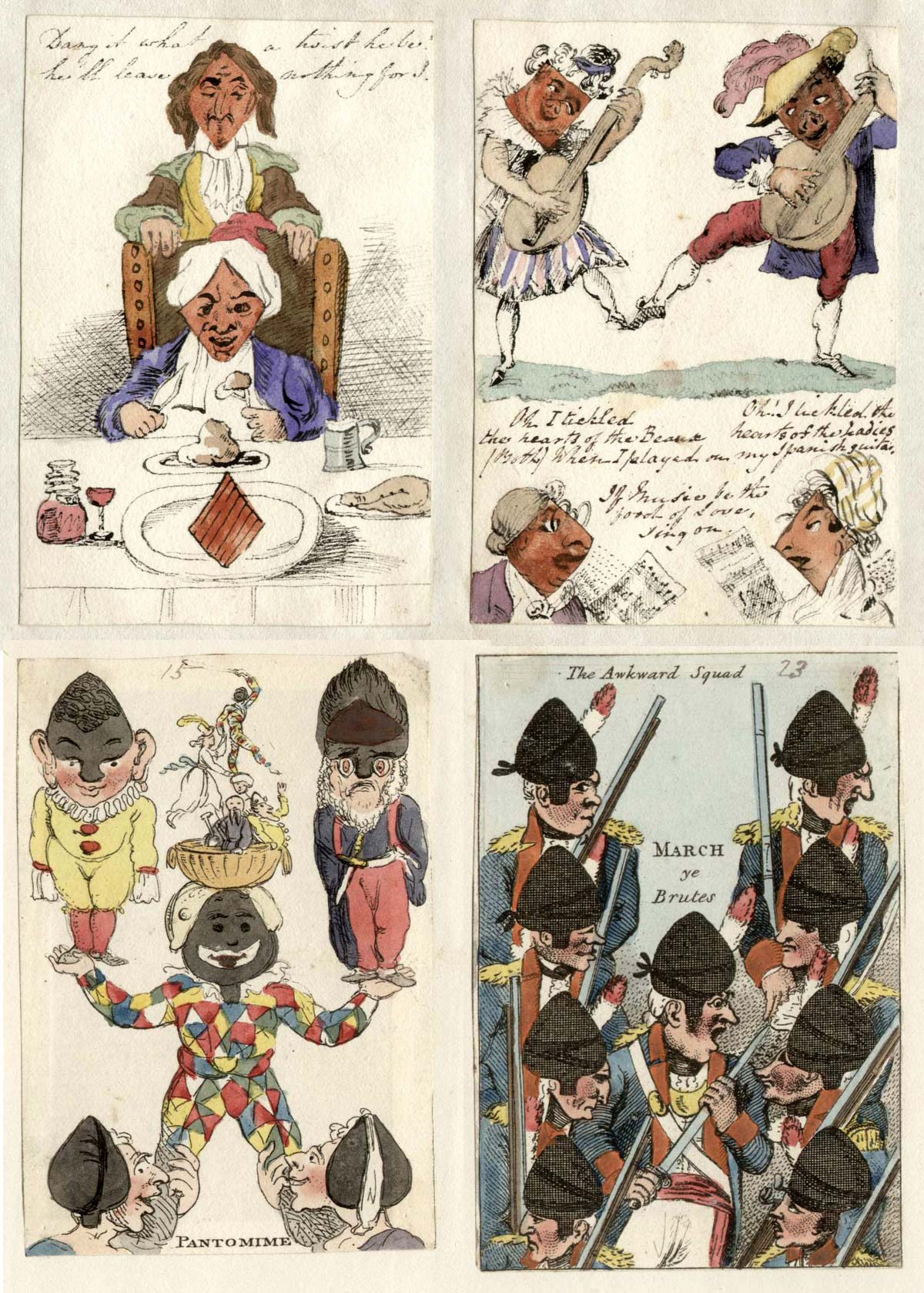 Transformation proofs from the John Nixon Scrapbook covering packs published from 1803 to 1820 Transformation proofs from the John Nixon Scrapbook covering packs published from 1803 to 1820