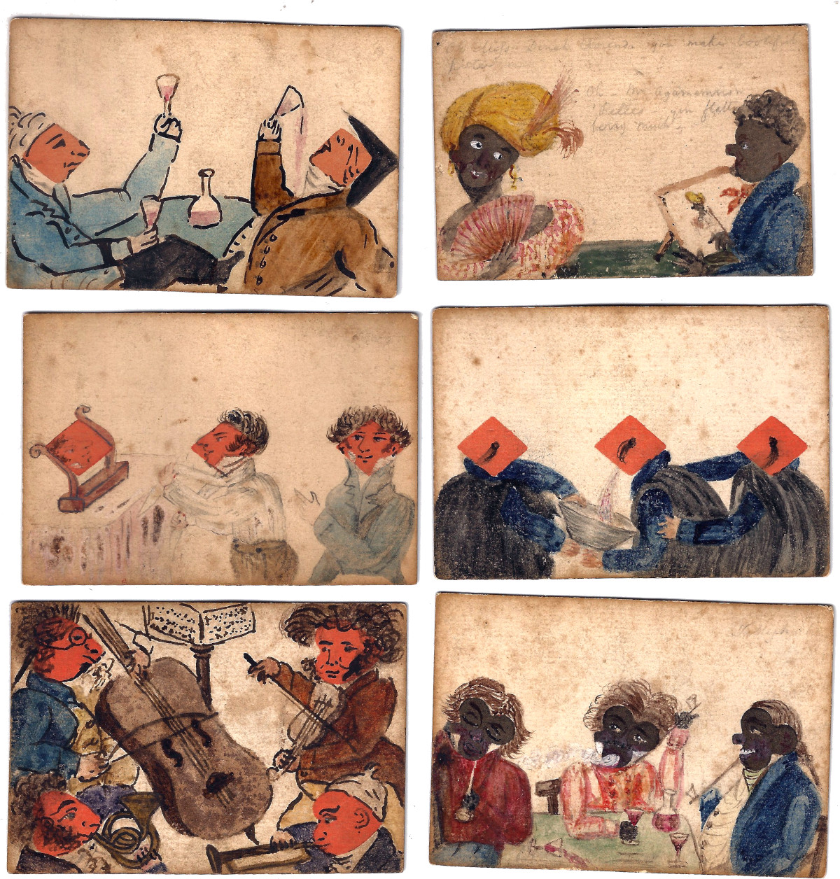 Early nineteenth-century Transformation cards