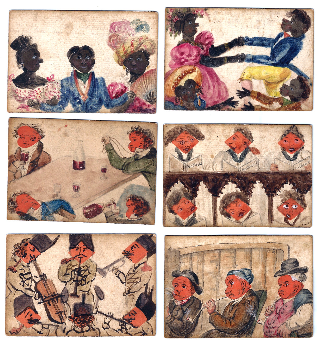 Early nineteenth-century Transformation cards